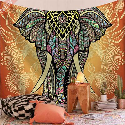 Tapestry Mandala Series Printing Ethnic Style Rectangle