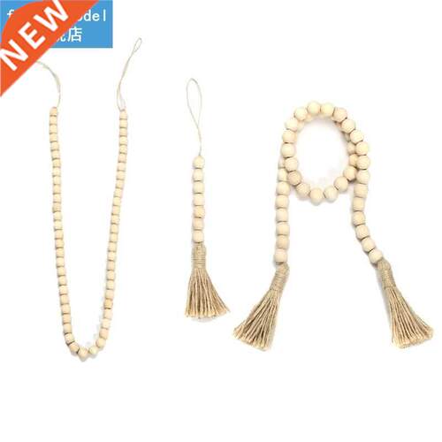 Wooden Home Decoration Handmade Garland With Jute Rustic