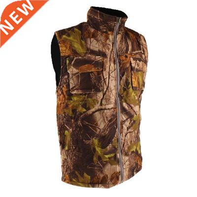 Lightweight Camouflage Vest for Men - Camouflage Fleece