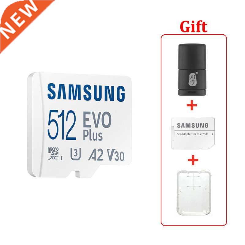 SAMSUNG 256GB TF MicroSD memory card EVO Plus U3 V30 A2 read