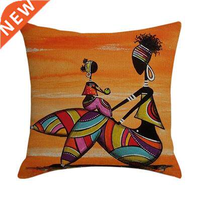 African Nation Pillowcase Pattern Car Home Decor Linen