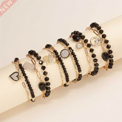 Multilayer Irregular Imitation Pearl Chunky Chain Star Flowe