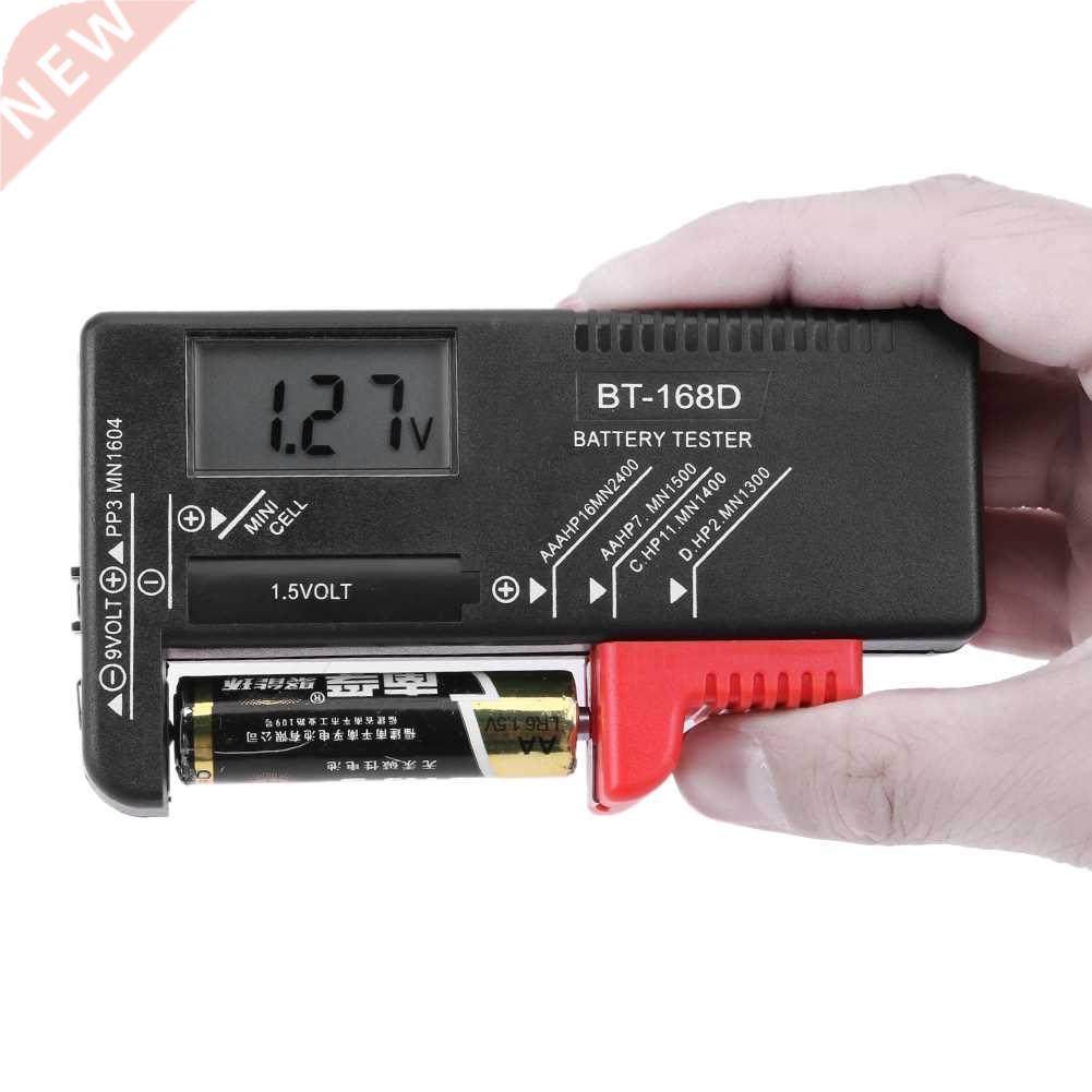 lcd display battery tester volt checker for 9v aaa aa button