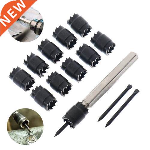 13Pcs HSS Rotary Spot Weld Drill Remover Sheet Metal Hole Cu