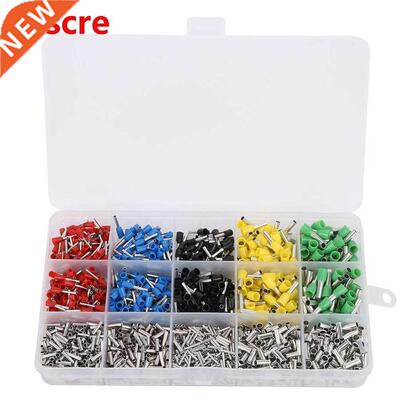 1640pcs Crimp Terminals Tube Type Cold-Press Wire Terminals