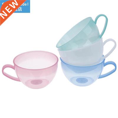 1pc Solid Color Mixing Bowl Plastic Hand-Held Reusable Bakin