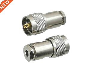 1pcs UHF PL259 Male Plug Connector Clamp RG58 RG142 LMR195 R