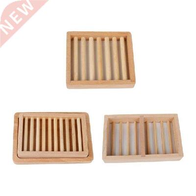 Natural Wooden Soap Dish Rustic ar Soap Holder Sponges