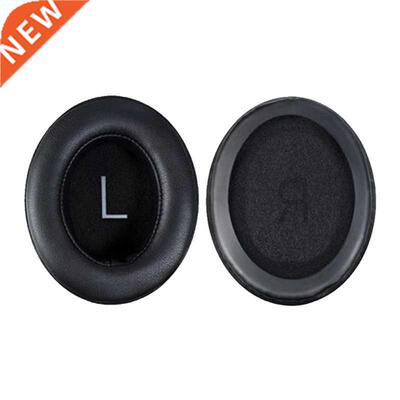 Ear Pads Pillow Cover Black 1Pair Memory Foam Replacement Co