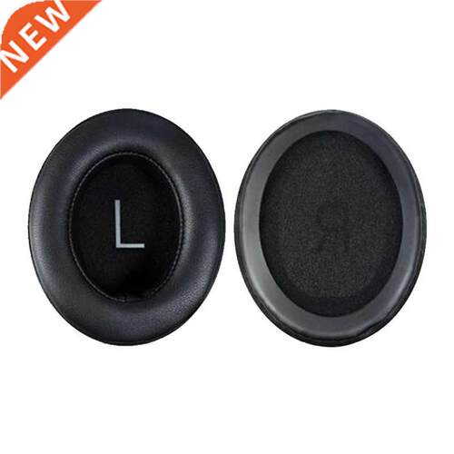 Ear Pads Pillow Cover Black 1Pair Memory Foam Replacement Co