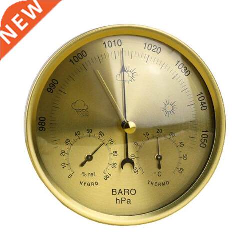 Metal 3 in 1 Bometer Weather Station for Indoor and Outdoo