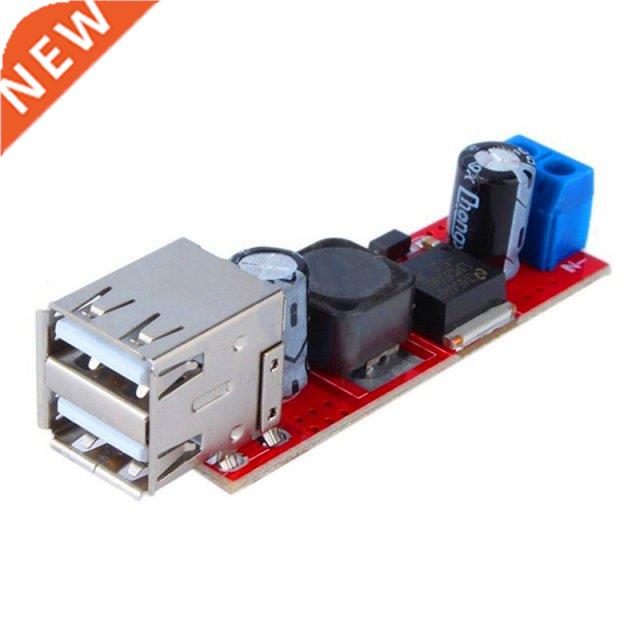 1pcs 3A Dual USB 6V-40V To 5V Step-down power DC Charger Con