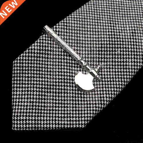 1 Piece Chrome Stainless Tie Clips Scissors Ax Car Owl Sword