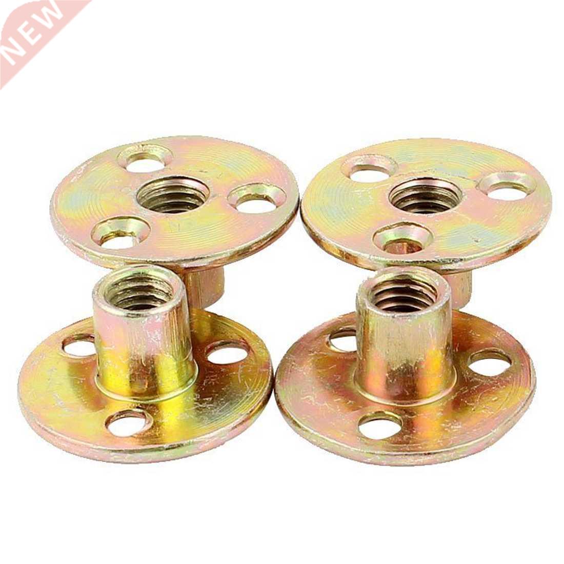 M10 Female Thread Dia Hole Tee Nut Fastener 5pcs