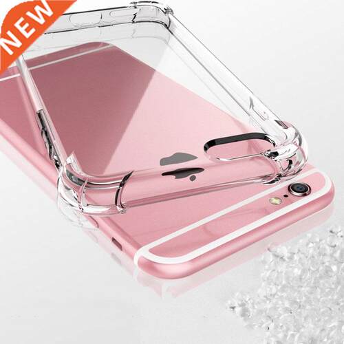 Funda Transparent Shockproof Silicone Case For iPhone 11 12