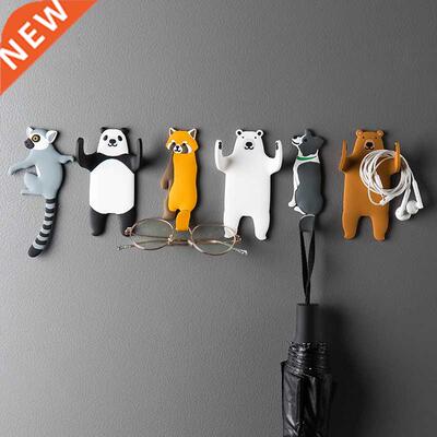 Lovely animal Fridge Hook Key Wall Crochet Holder Removable