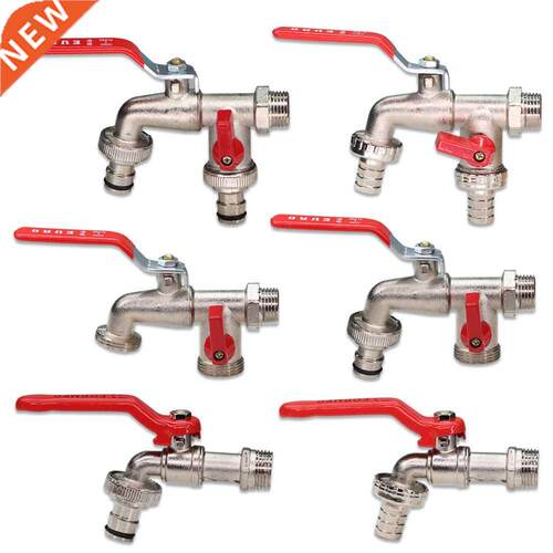 1/2'' IBC Water Tank Connector 2-Way 1-Way Garden Hose Irrig
