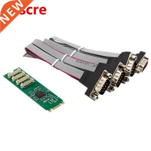 M.2 B+M Key 4S Seral Port Adapter DB-9 ndustral RS232 Por