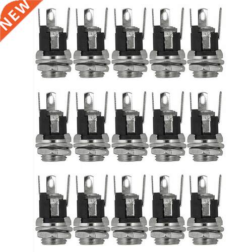 DC power outlet socket 5.52.1MM DC025 with nut (50)