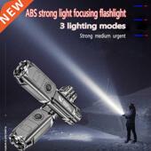 Strong Light Focus Exmely Flashlight ABS LED Outdoor Bright