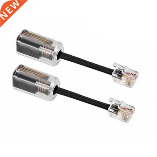 2pcs Handset Coil 360 Degree Rotating Anti Winding Office Te