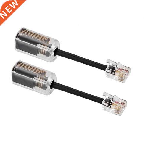 2pcs Handset Coil 360 Degree Rotating Anti Winding Office Te