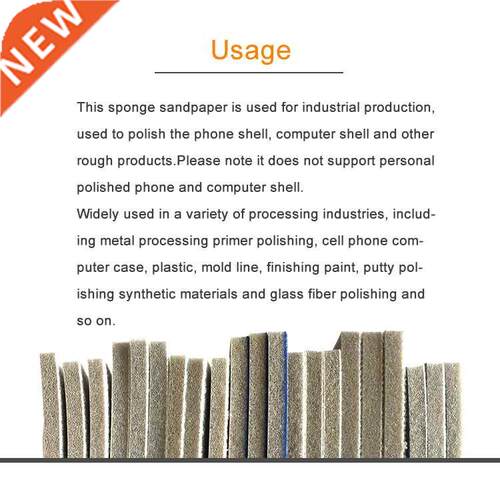 10pcs Wet & Dry Back Velvet Sanding Sponge Disc Sandpape