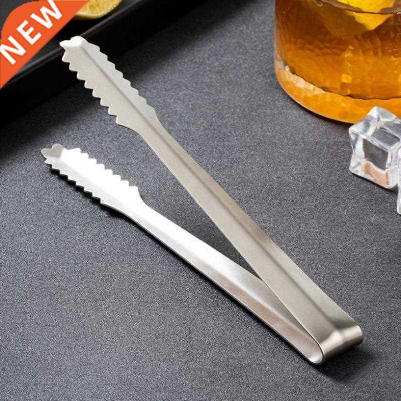 Stainless Steel Ice Tongs Non-Stick Bread Tongs Serving Tong