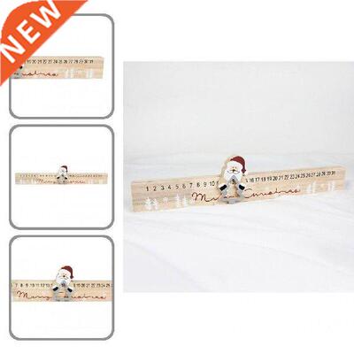 Wooden Decorations Christmas Old Man Countdown Wall Advent