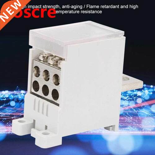 Terminal Block Connectors Terminals 1 in 6 out Circuit Break