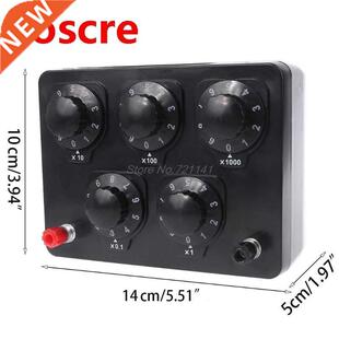 0-9999.9 Ohm Variable Resistance Box Decade Resistor Experim