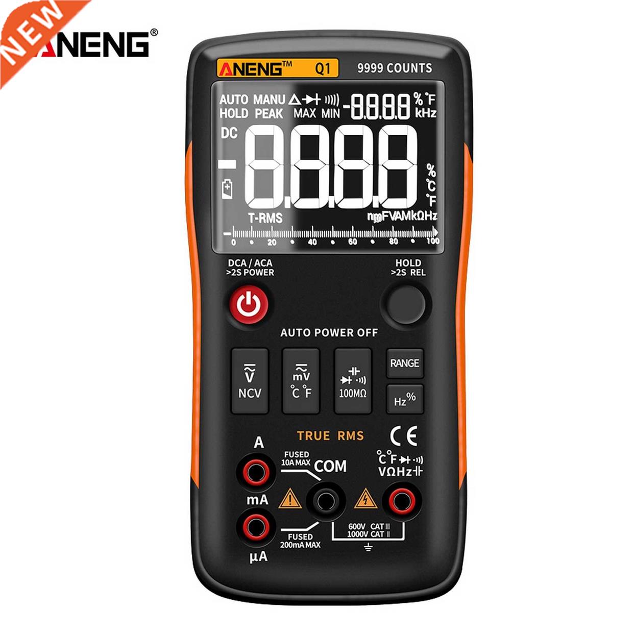 ANENG Q1 Digital Multimeter 9999 Counts Auto/Manual Ranging图片