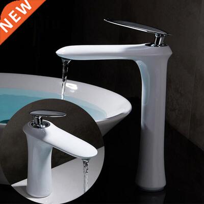 Vidric Basin Faucet Brass Bathroom Faucet White/Black/Chrom