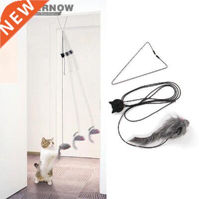 Hanging Door Cat Toy Adjustable Telescopic Automatic