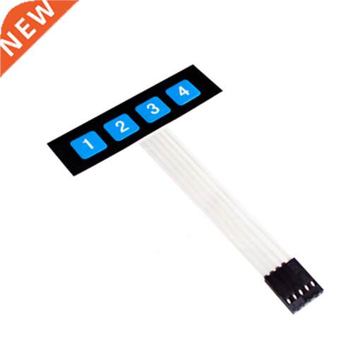10pcs 1x4 Key Matrix MembraSwitch Keypad Keyboard Control Pa