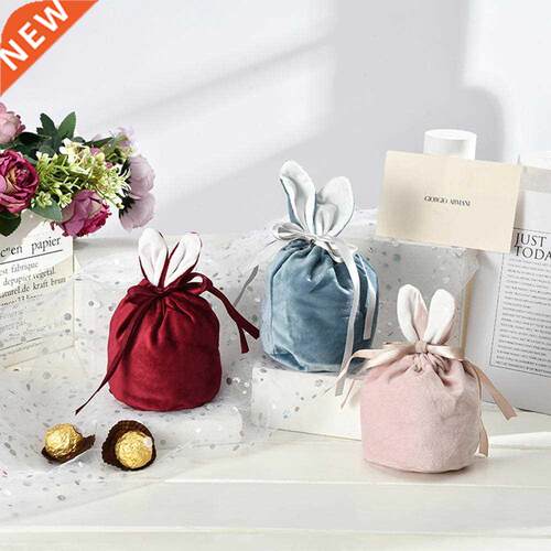 2022 Easter Candy Bags Bunny Ear Gift Packing Bags Wedding
