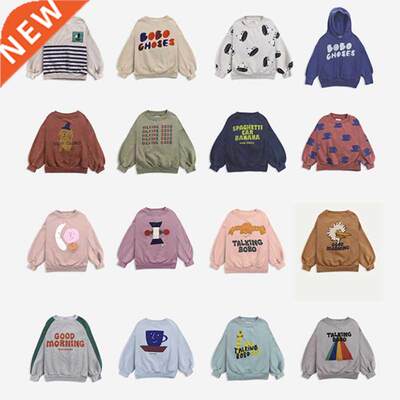 In Stock Children Sweatshirt bobo 2021 Autumn Winter New kid