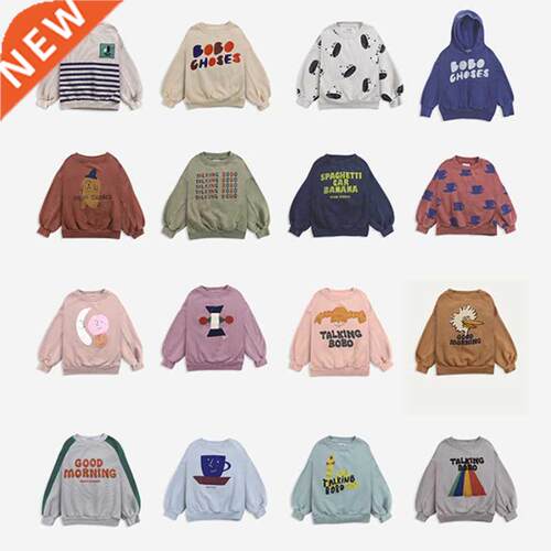 In Stock Children Sweatshirt bobo 2021 Autumn Winter New kid