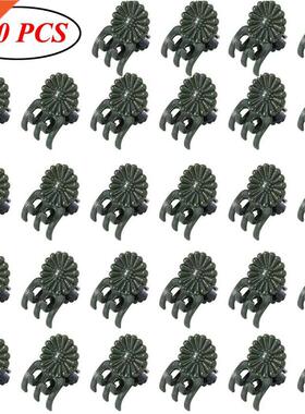 100Pcs Plastic Plant Fix Clips Orchid Stem Vine Support