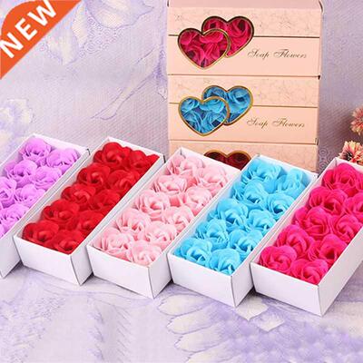 10Pcs/box Soap Flowers Scented Bath Body Petal Bath Rose Soa