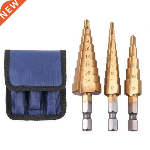 3 pièces HSS étape c?ne c?ne foret taille m&ea