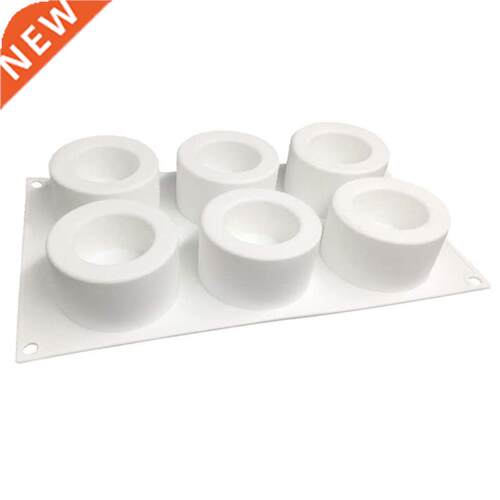 6 Compartments Silicone Pudding Cup Cake Mold French Dessert