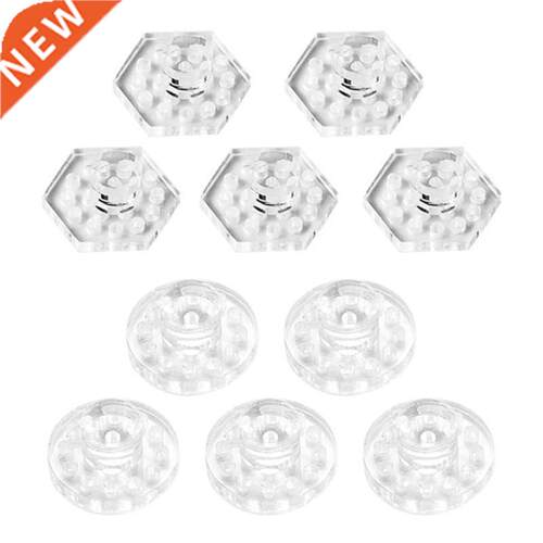 B2QB 5-Pack Coral Frags Bases Acrylic Coral Frag Disks