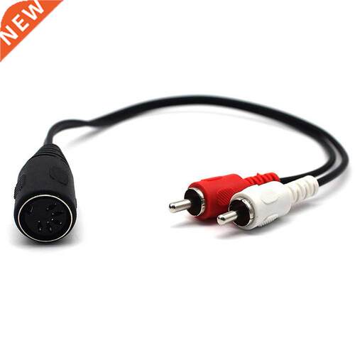 Home Female To 2 RCA Male Long 1 Drag 2 Connect 30cm Durable