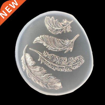 Silicone Mold Feather Mirror  Craft Jewelry Handmade Pend