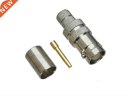 Connector BNC Female jack Crimp For RG5 RG6 LMR300 Cable 50o
