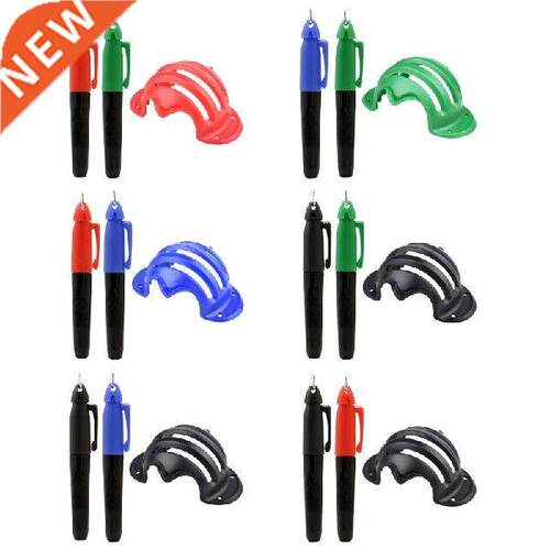3Pcs Golf Ball Alignment Line Marker Marks Template Draw