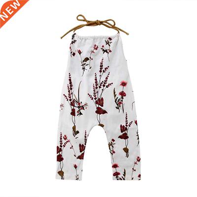 Citgeett Summer Newborn Kids Baby Girl Flower Halter Sleevel