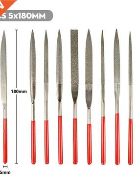 Diamond File Set 3x140mm 5x180mm Mini Needle File For Stone