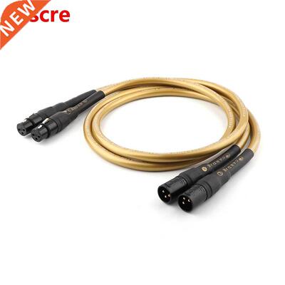 HI-End Yter Hexlink Golden 5-C XLR Interconnect Cable ,Balan